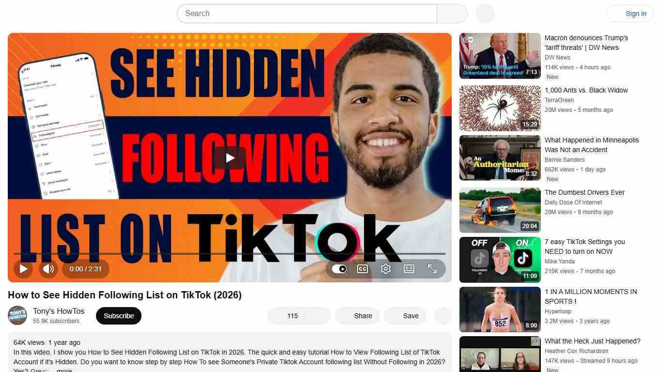 How to See Hidden Following List on TikTok (2026) - YouTube
